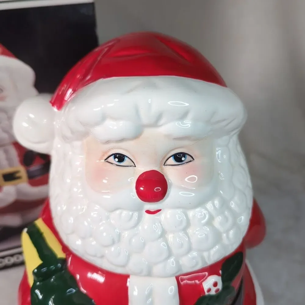 Santa Claus Ceramic Cookie Jar 11